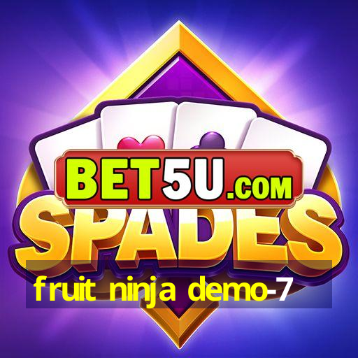 fruit ninja demo